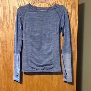 VSX Sport Heathered Blue Top